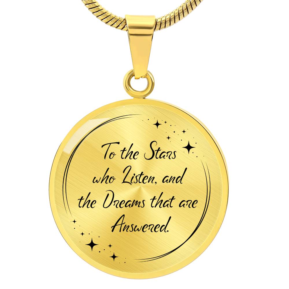 Acotar Graphic Circle Necklace Gift