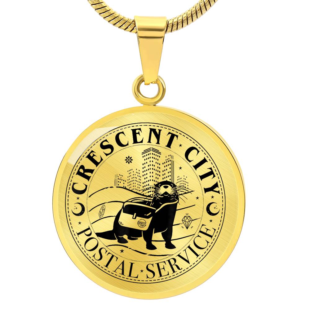 Crescent City Postal Service Graphic Necklace Gift