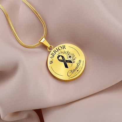 Cancer Engraved Graphic Necklace for Her