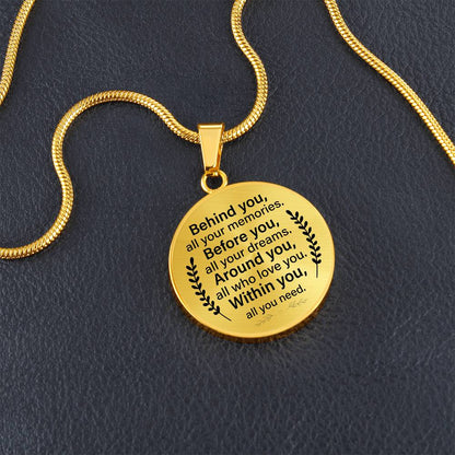 Encouragement  Necklace For Her For Daughter