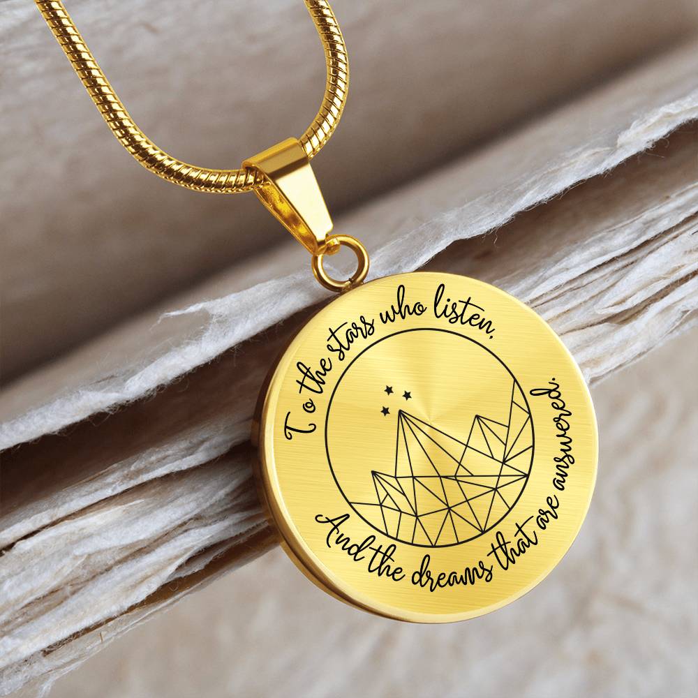 Acotar Graphic Circle Necklace Gift