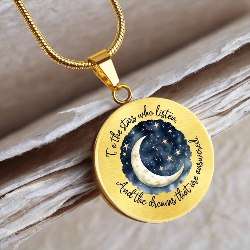 Acotar Graphic Circle Necklace gift