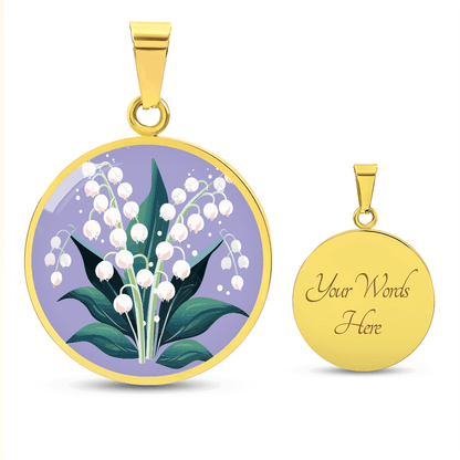 Personalized Birth Month Graphic Necklace Gift