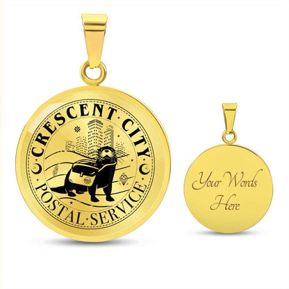 Crescent City Postal Service Graphic Necklace Gift