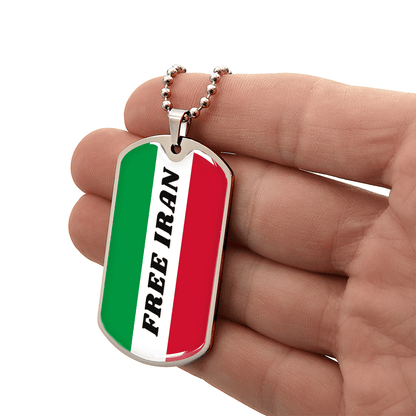 Iran graphic necklace