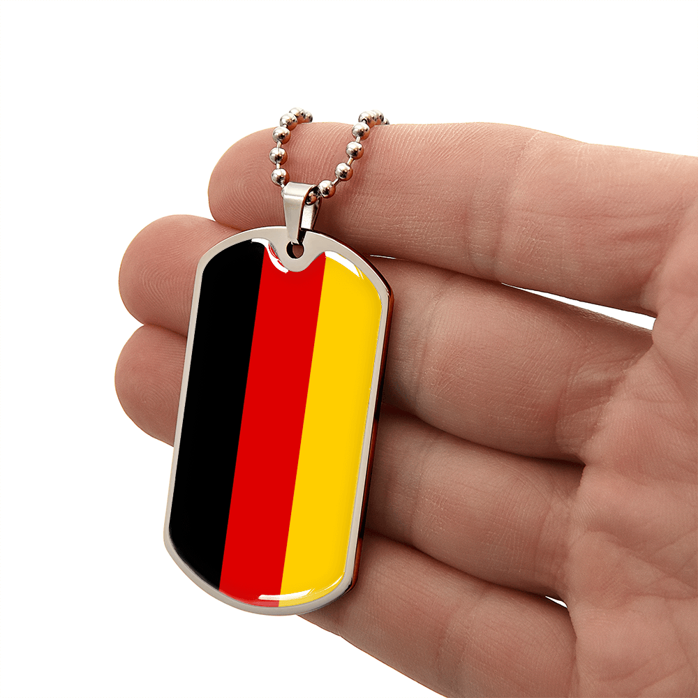 German Graphic Necklace