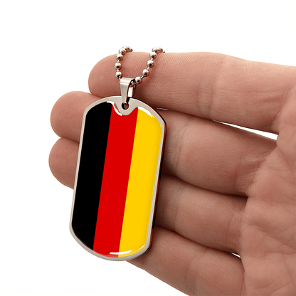 German Graphic Necklace