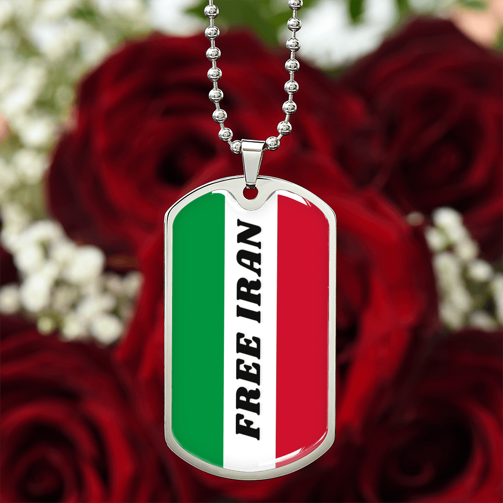 Iran graphic necklace