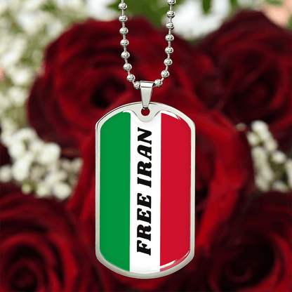 Iran graphic necklace