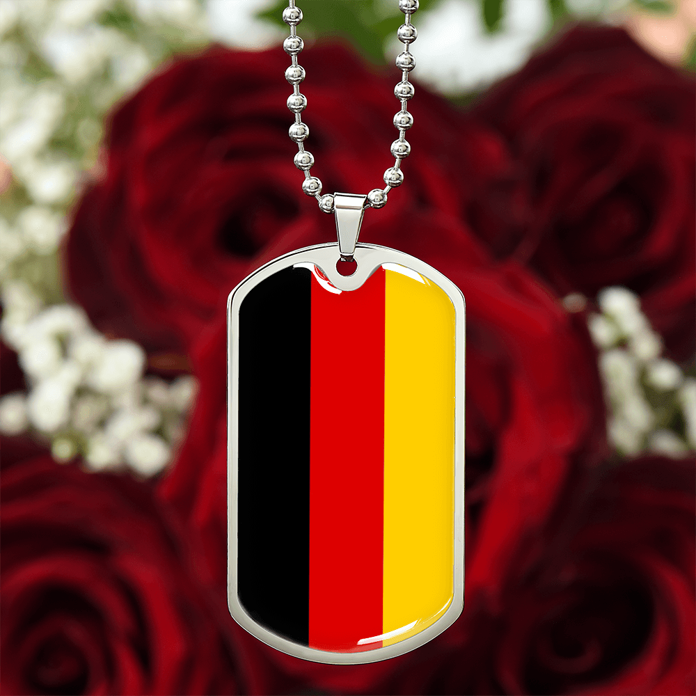 German Graphic Necklace