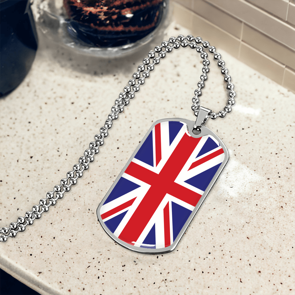England Graphic necklace
