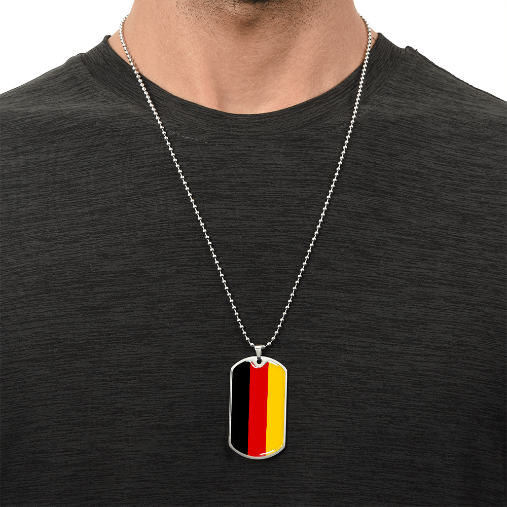 German Graphic Necklace