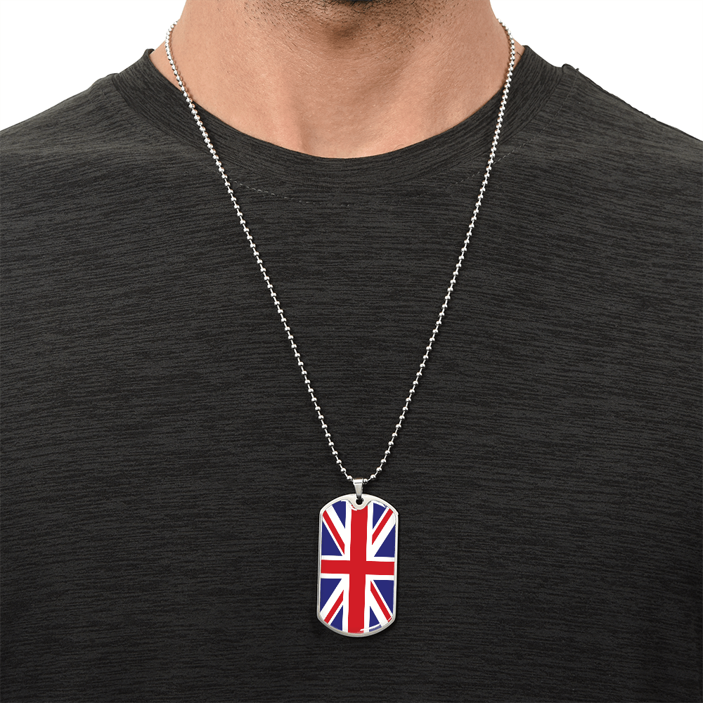 England Graphic necklace