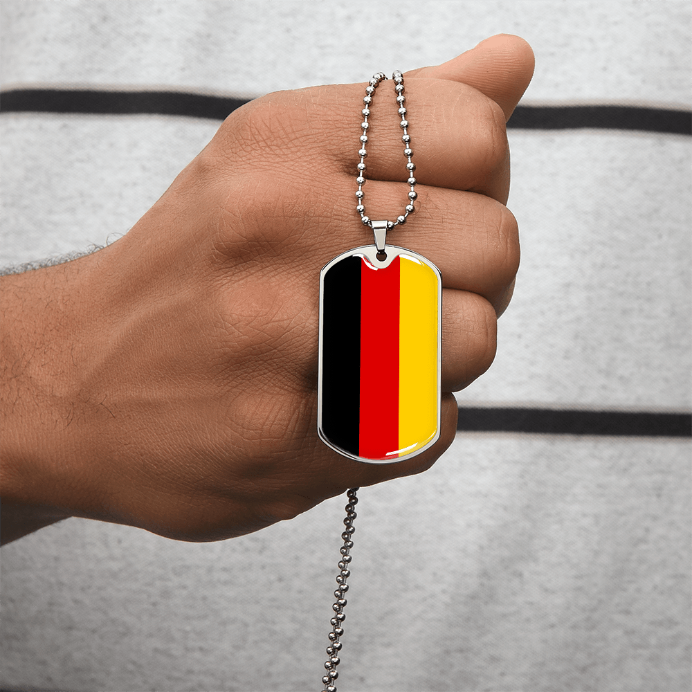 German Graphic Necklace