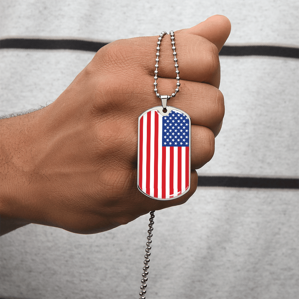 Usa Graphic Necklace