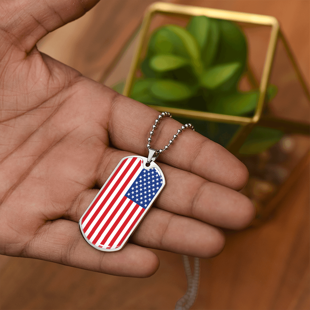 Usa Graphic Necklace