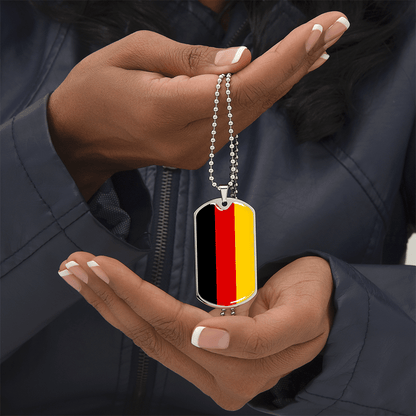 German Graphic Necklace