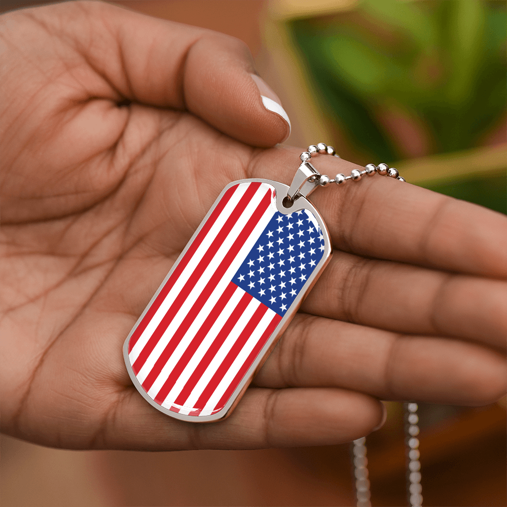 Usa Graphic Necklace