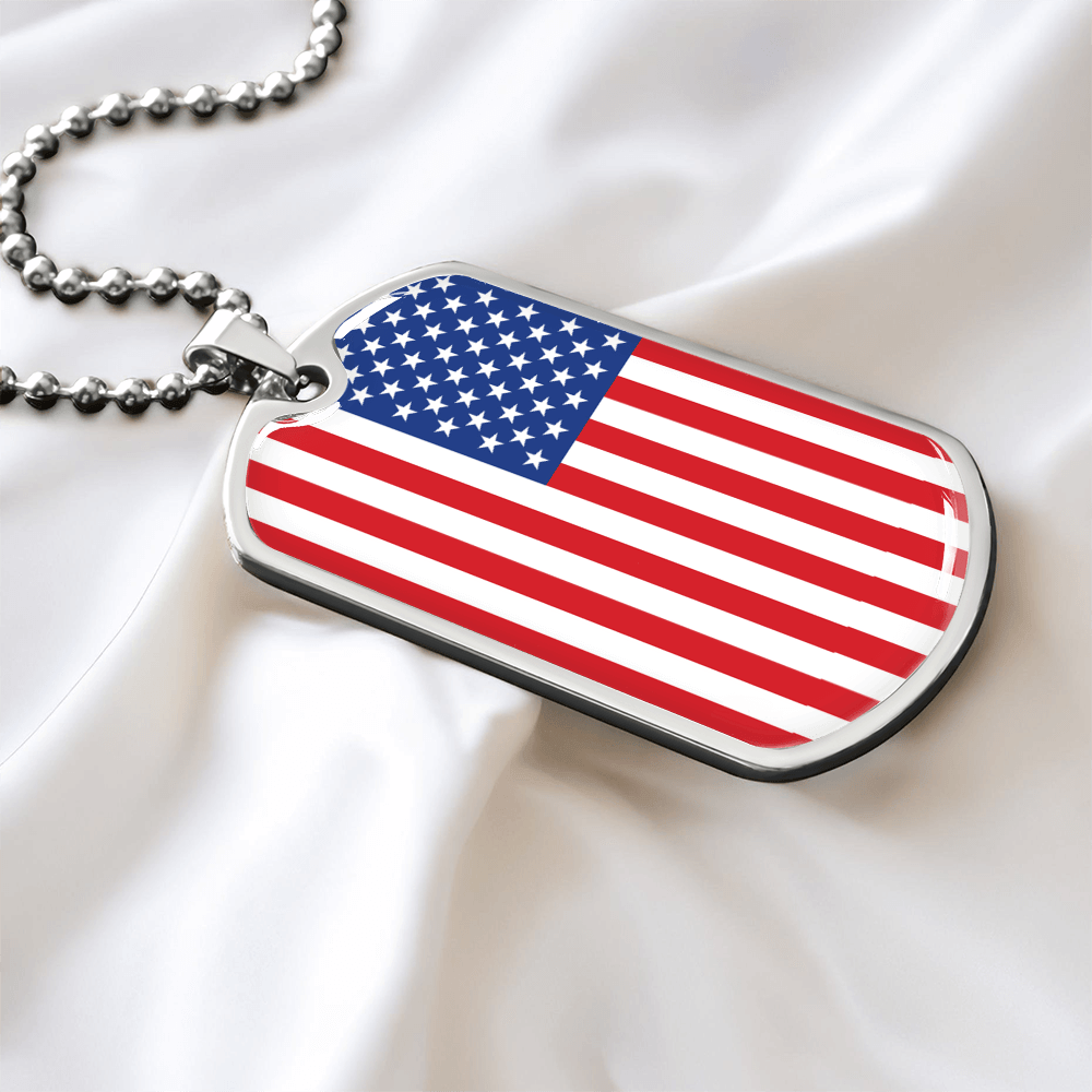 Usa Graphic Necklace