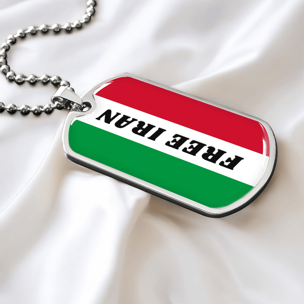Iran graphic necklace