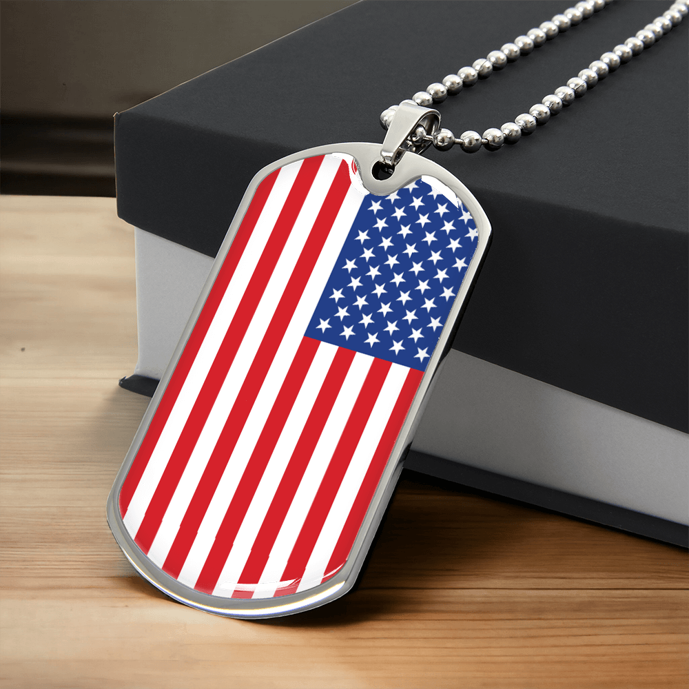 Usa Graphic Necklace
