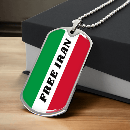 Iran graphic necklace