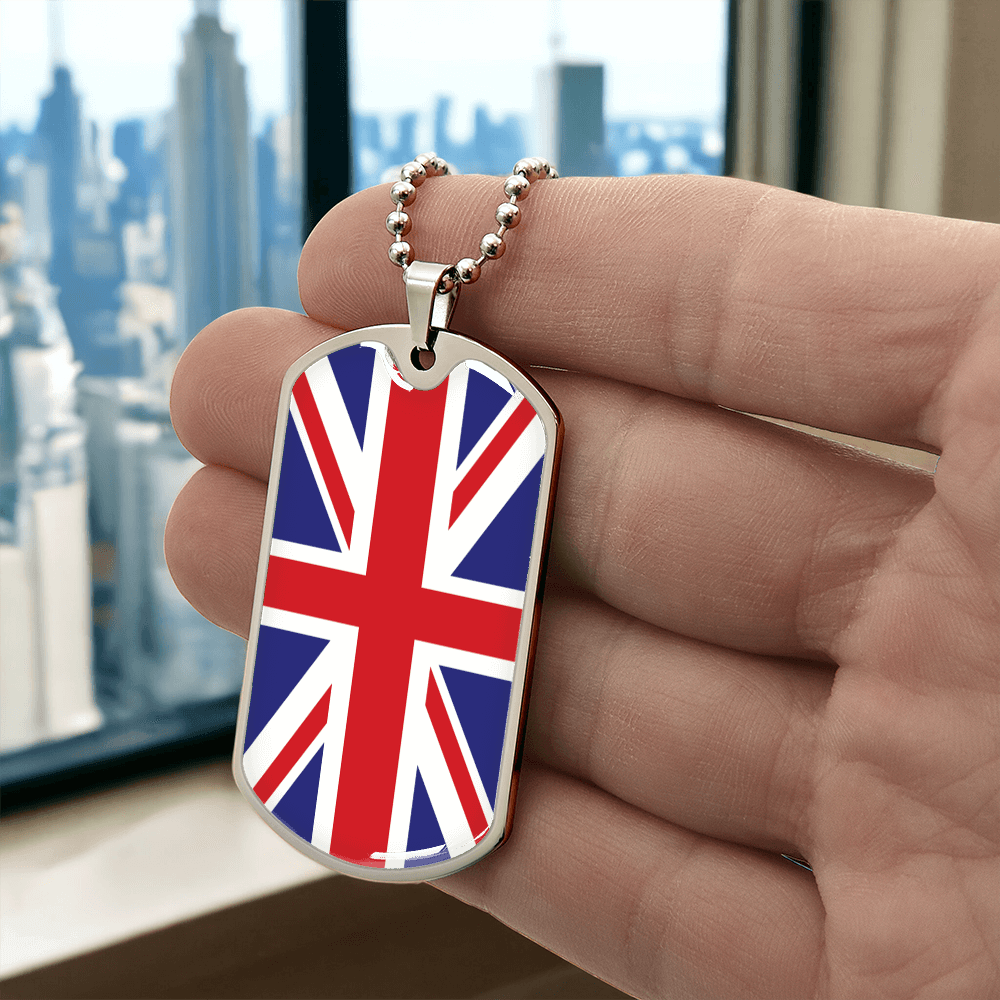 England Graphic necklace