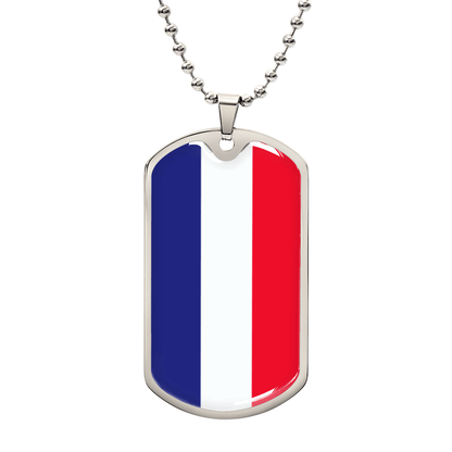 Italian Flag Graphic Necklace