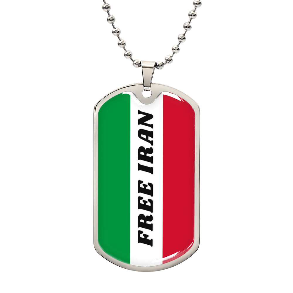Iran graphic necklace