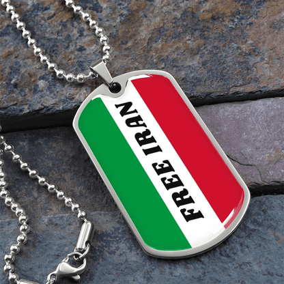 Iran graphic necklace