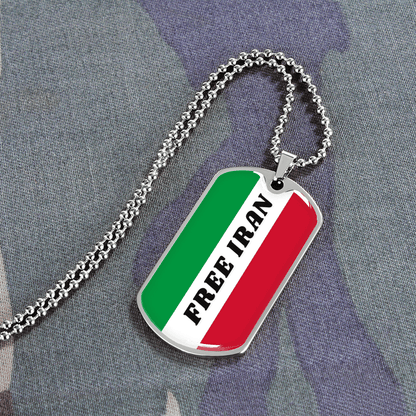 Iran graphic necklace