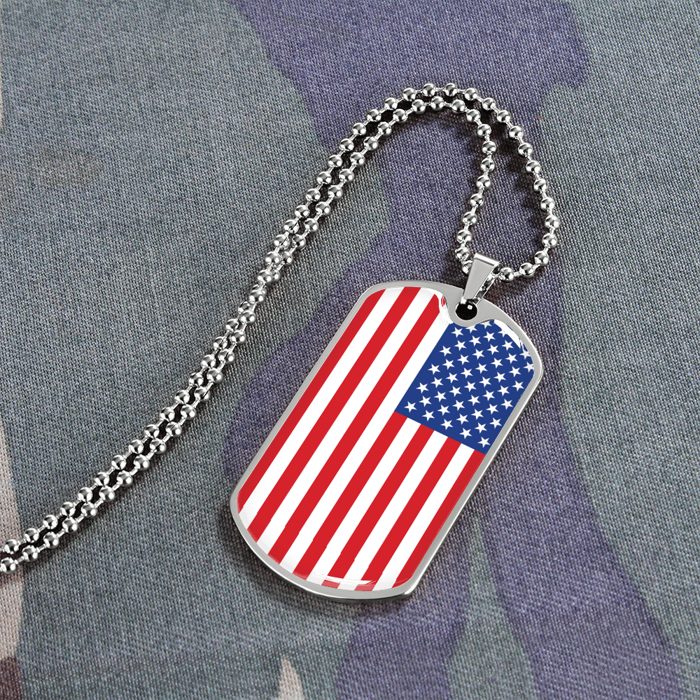 Usa Graphic Necklace
