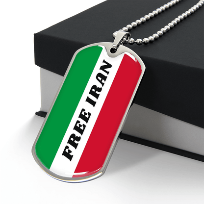 Iran graphic necklace