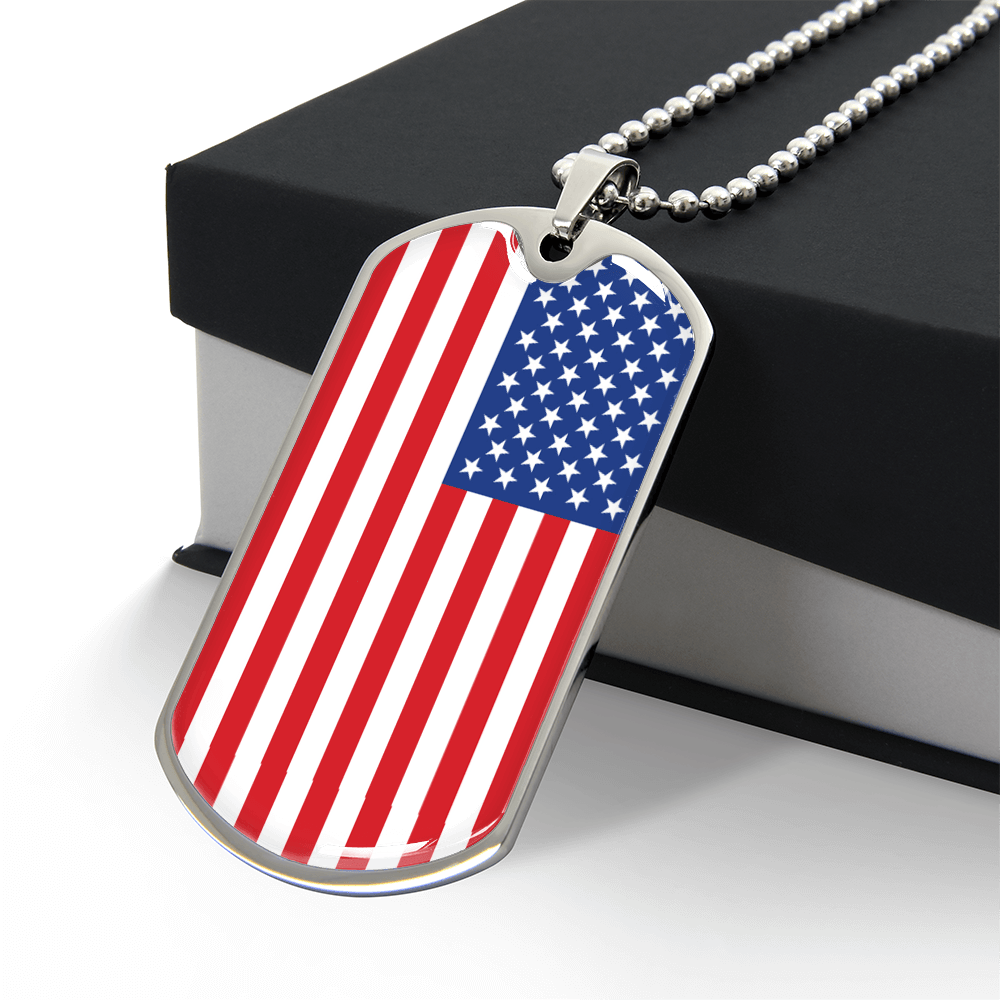 Usa Graphic Necklace