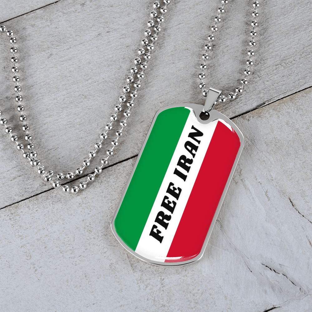 Iran graphic necklace