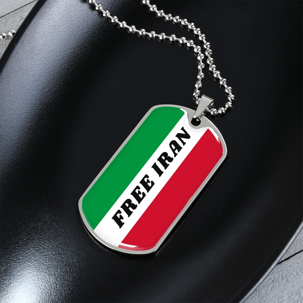 Iran graphic necklace