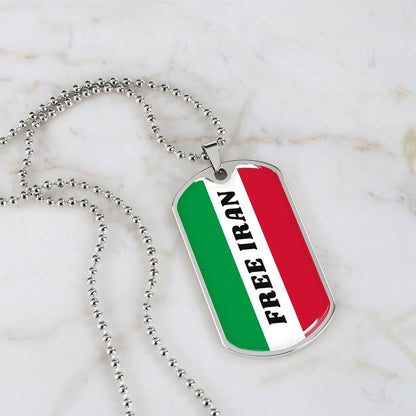 Iran graphic necklace