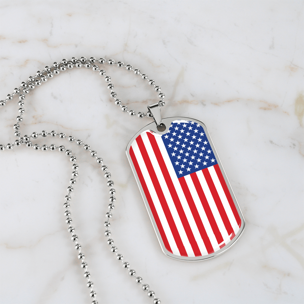 Usa Graphic Necklace