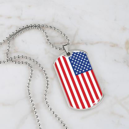 Usa Graphic Necklace