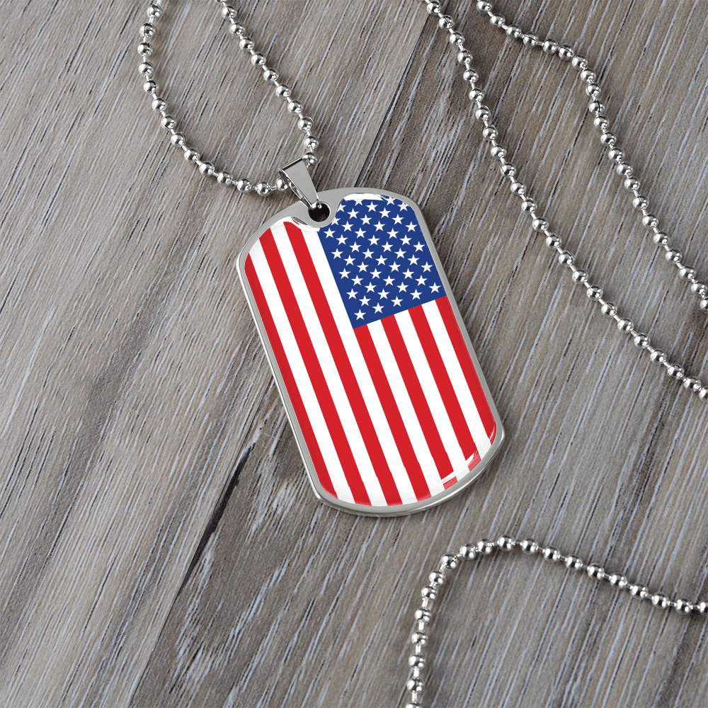 Usa Graphic Necklace