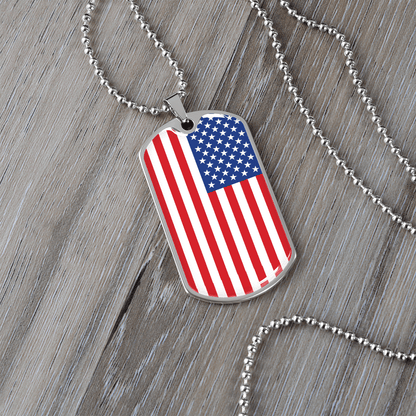 Usa Graphic Necklace