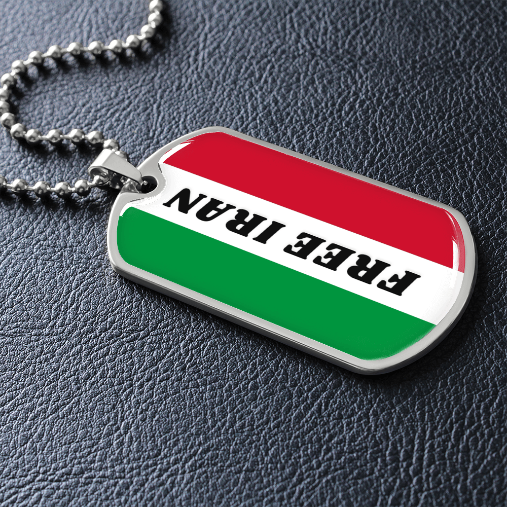 Iran graphic necklace