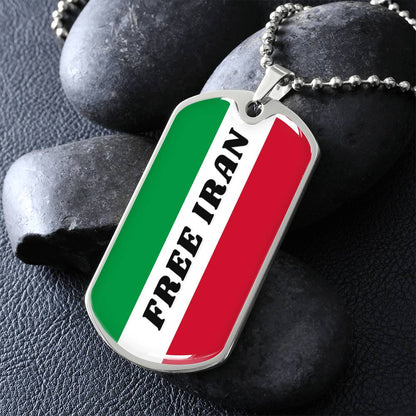 Iran graphic necklace