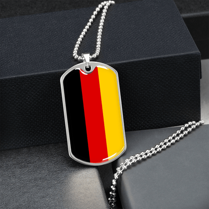 German Graphic Necklace