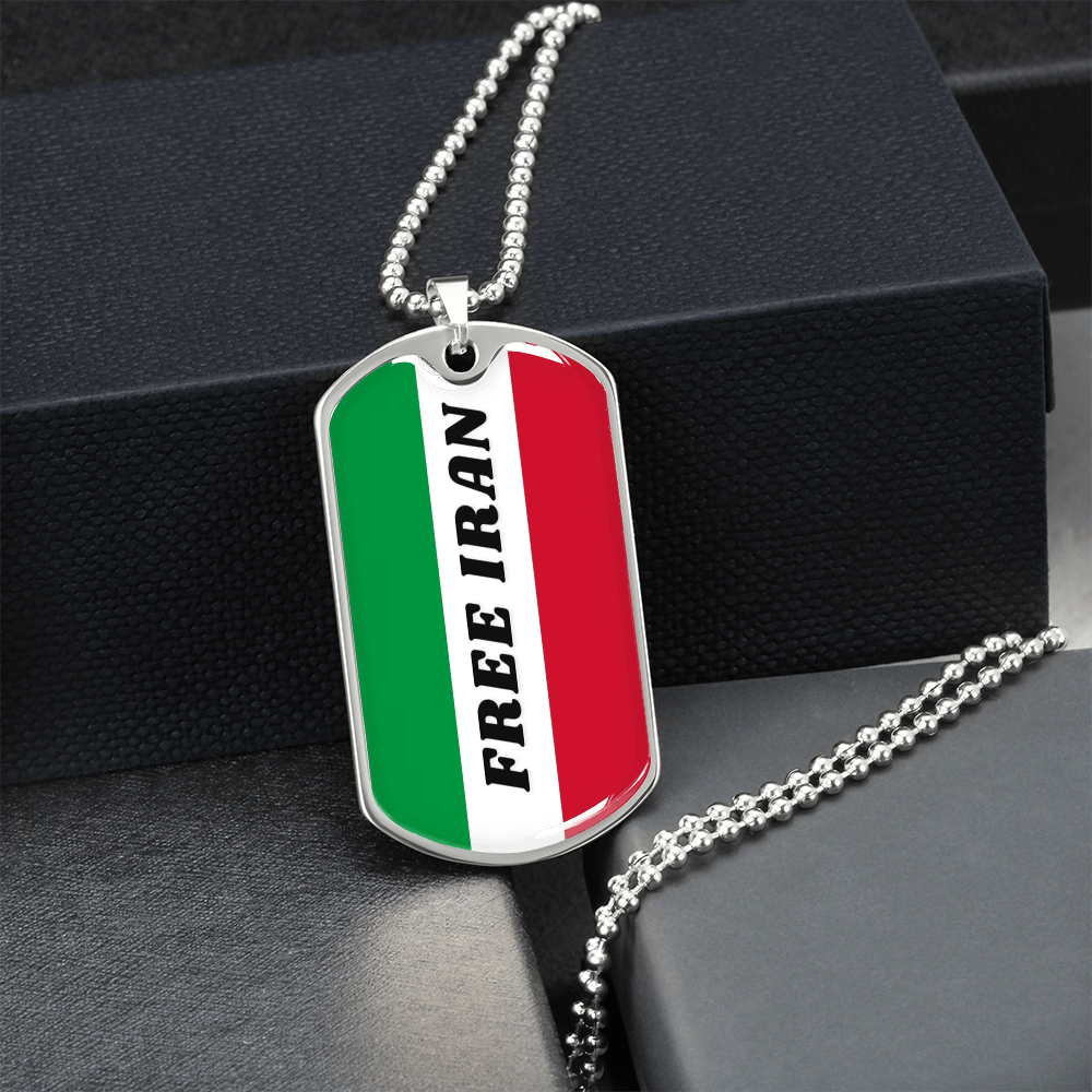 Iran graphic necklace