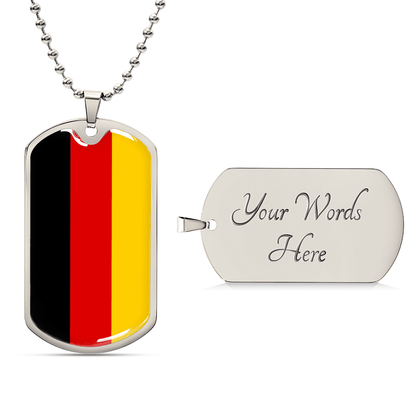 German Graphic Necklace
