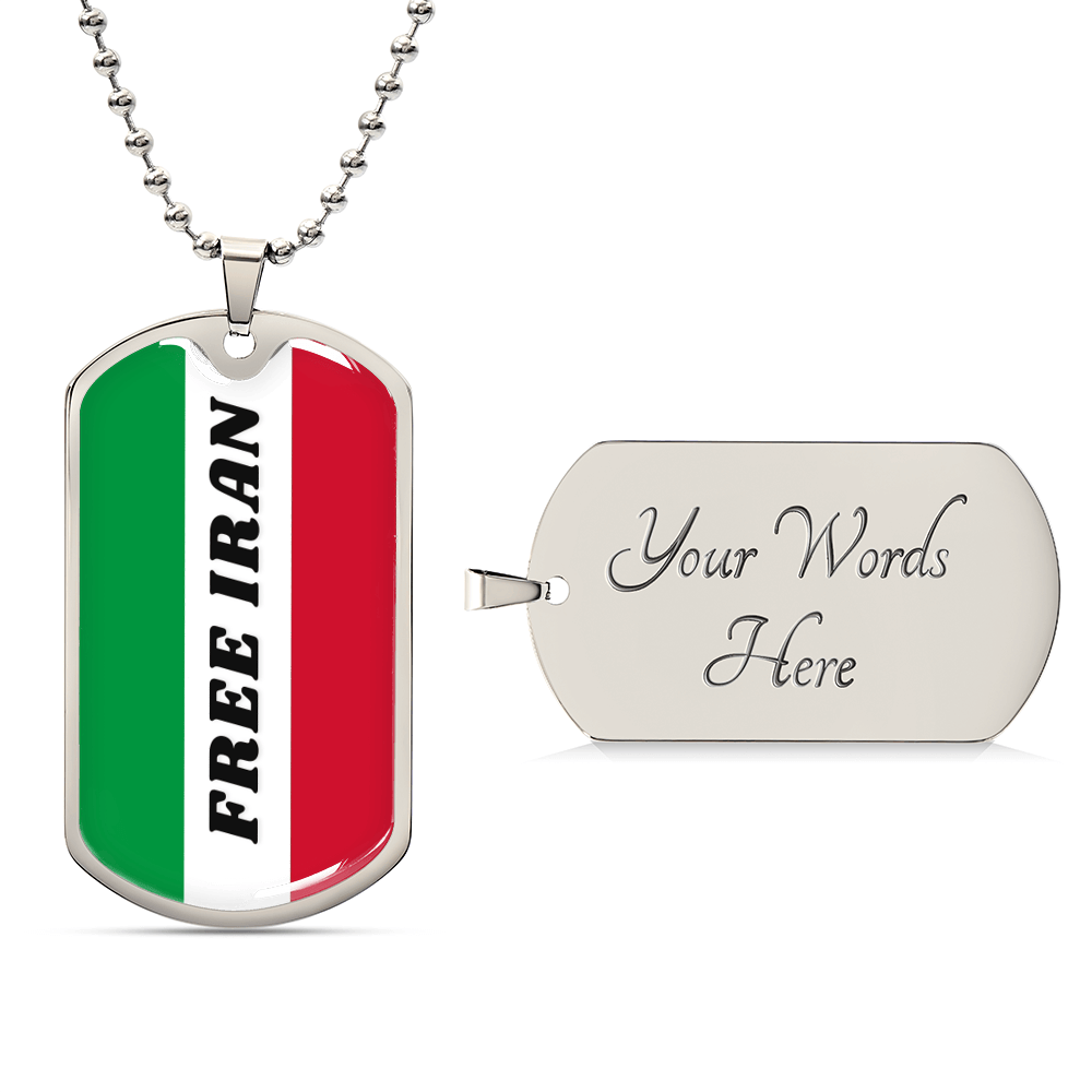 Iran graphic necklace