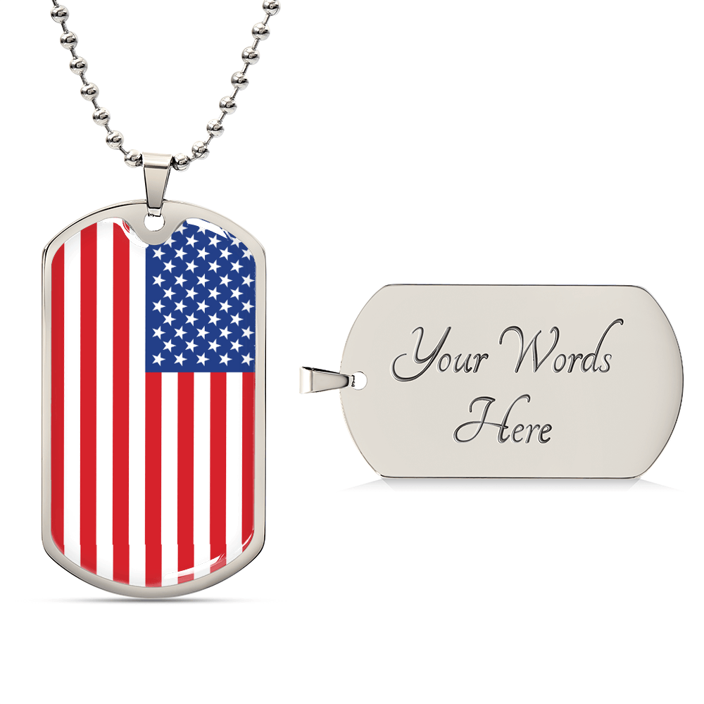 Usa Graphic Necklace