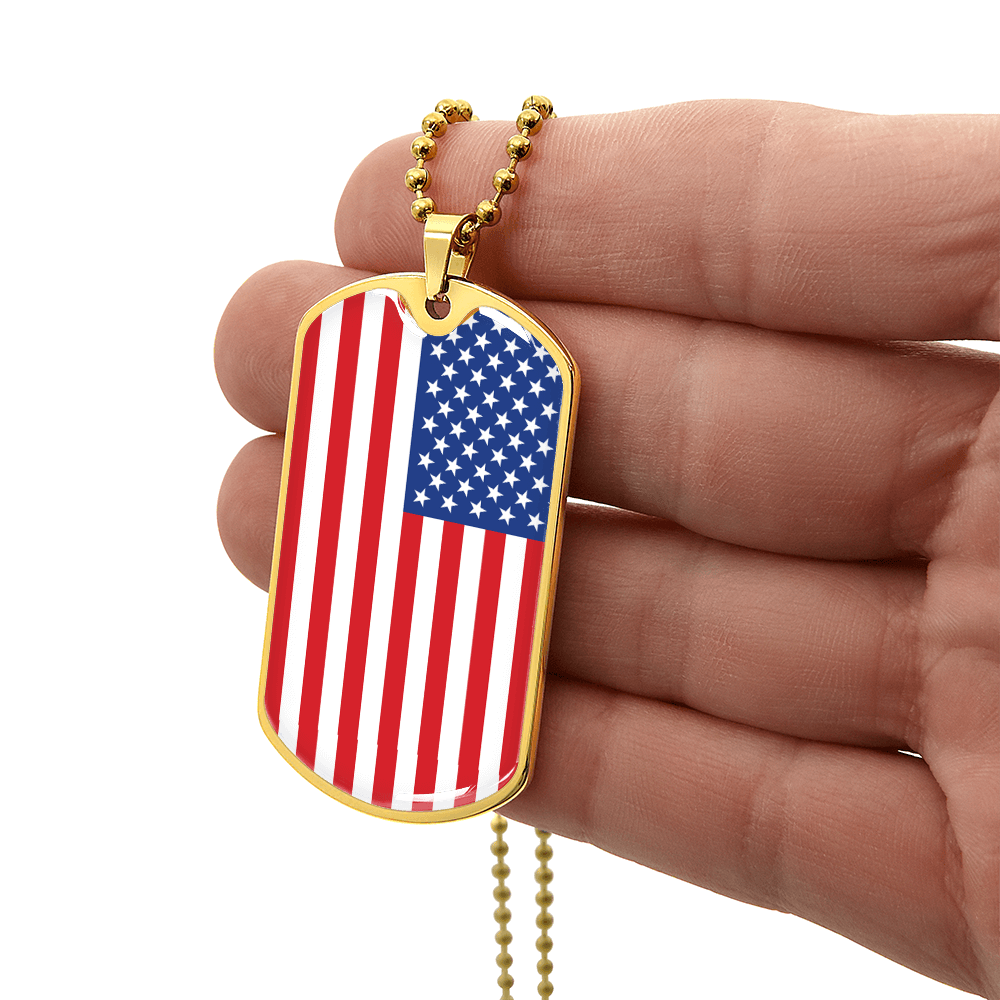 Usa Graphic Necklace