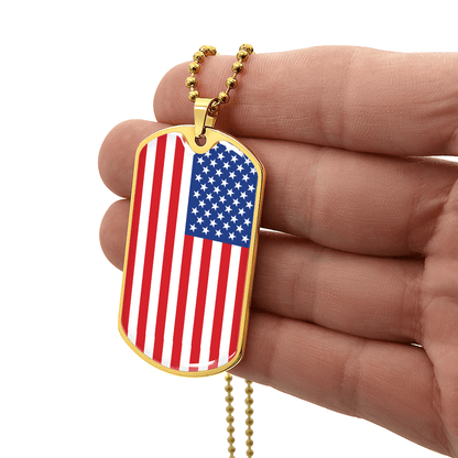 Usa Graphic Necklace